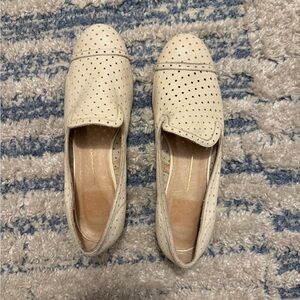DV by Dolce Vita Cream Perforated Loafers Size 7.5 Free Shipping